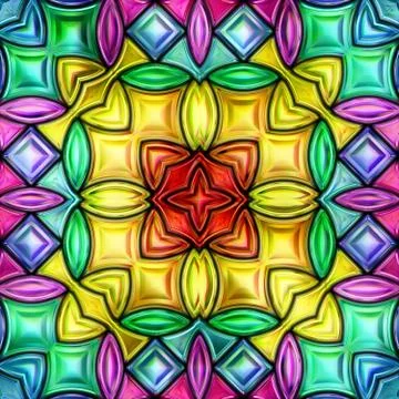 Seamless texture of colorful bright abstraction pattern Stock Illustration