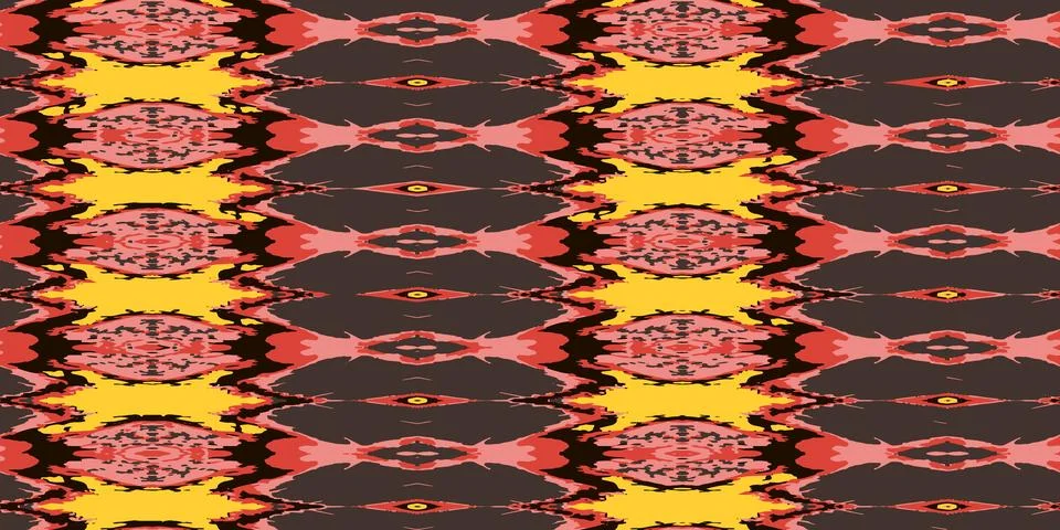 Seamless texture with ethnic patterns. Lace abstract background. Vector イラスト素材
