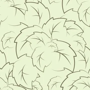 Seamless texture of the foliage Stock Illustration