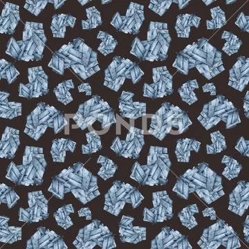 Seamless texture with funny hearts Hand drawn seamless background Stock Illustrationen