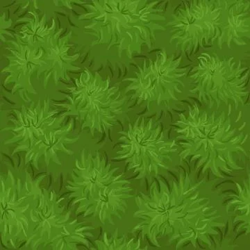 Seamless texture grass, background green bushes for wallpaper. Ilustración de archivo