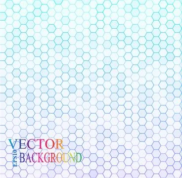 Seamless texture gray hex grid. Vector Illustration Stock Illustration