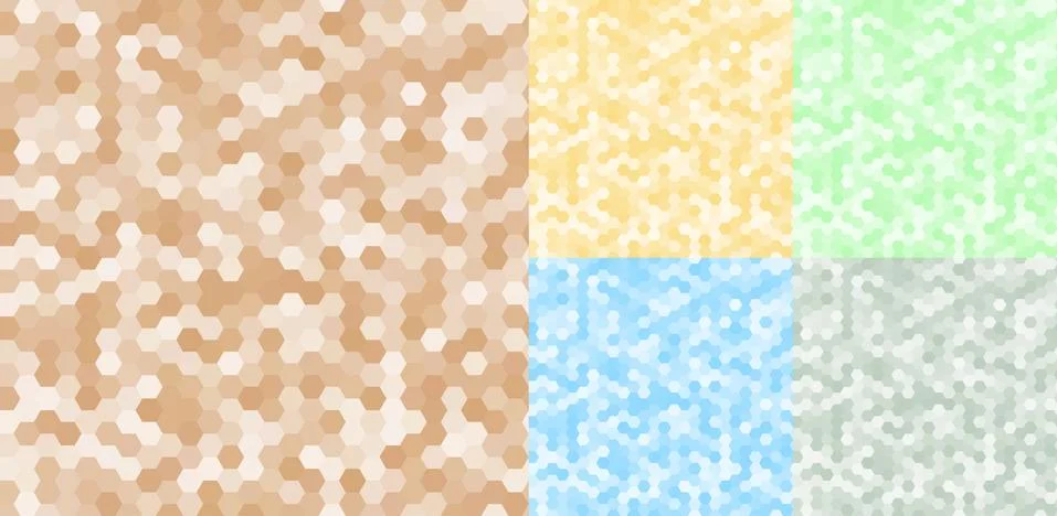 Seamless texture gray hex grid. Vector Illustration. Stock Illustration