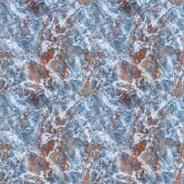 Seamless texture of gray stone surface with brown and white pattern. Four Stock Photos