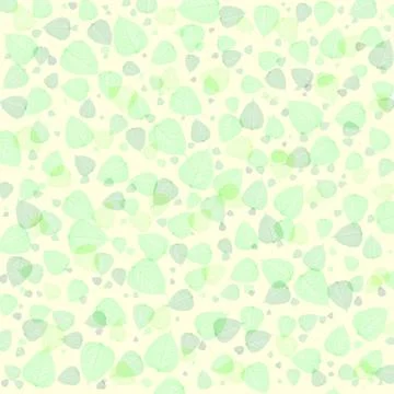 Seamless texture of green foliage Stock Illustration