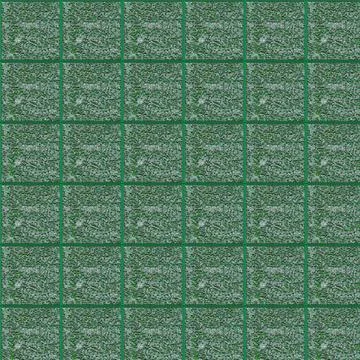 Seamless texture of green tiles with a pattern of small squares Illustrazione stock