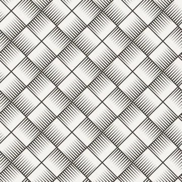 Seamless texture of intertwined bands Stock Illustration