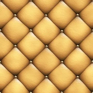 Seamless texture leather upholstery sofa 3D illustration Stock Illustration