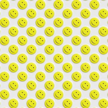 Seamless texture of many 3d yellow smiley faces seamless texture of many 3... Stock Photos