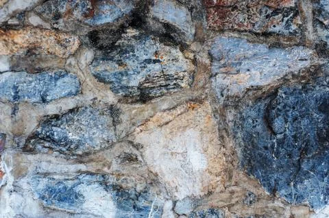 Seamless texture of medieval wall Stock Photos