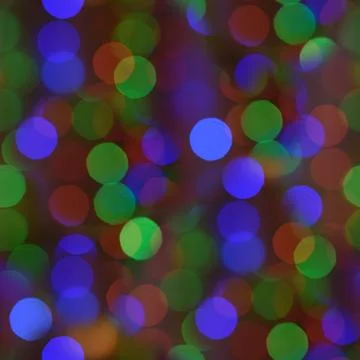 Seamless texture multi-colored lanterns, festive background in blur. Stock Photos