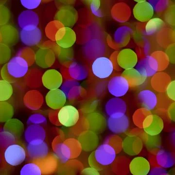 Seamless texture multi-colored lanterns, festive background in blur. Stock Photos