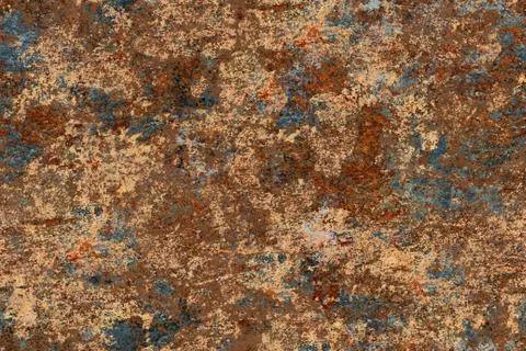 Seamless texture of old and rusty metal Stock Illustration