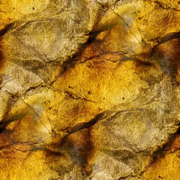 Seamless texture of the old burnt paper papyrus Stock Illustration