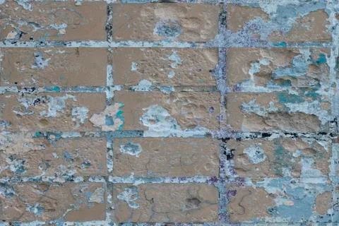 Seamless texture of old colored wall Stock Photos