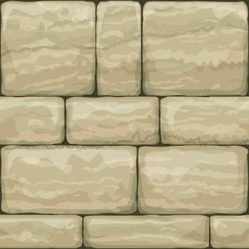 Seamless texture of old stone Stock Illustration