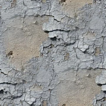 Seamless texture of old stone wall with crack 写真素材