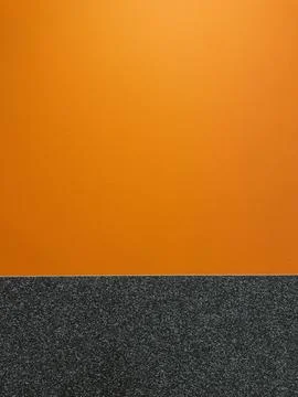 Seamless texture of orange grey cement wall a rough surface, space for text Stock Photos