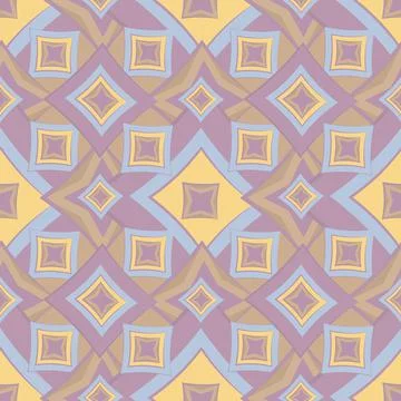 Seamless texture, pattern. Abstract geometric pattern on a square background  Stock Illustration