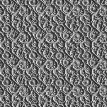 Seamless texture pattern in baroque and rococo style Stock Illustration