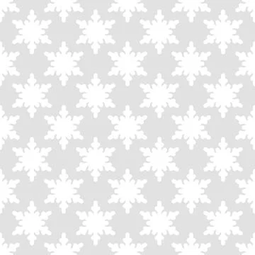 Seamless texture pattern with snowflakes gray white Illustrazione stock