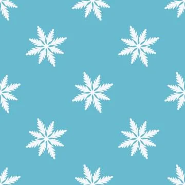 Seamless texture pattern with snowflakes Stock Illustration