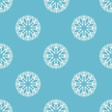 Seamless texture pattern with snowflakes Stock Illustration