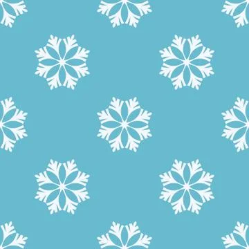 Seamless texture pattern with snowflakes Stock Illustration