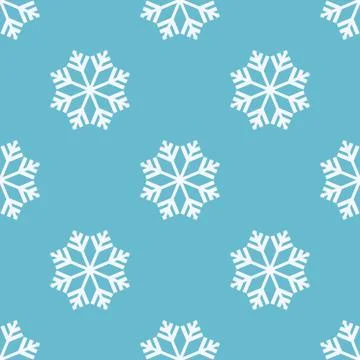 Seamless texture pattern with snowflakes Stock Illustration
