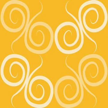 Seamless texture, pattern on a square background - colored curls. Abstraction Stock Illustration