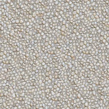 Seamless Texture of Pebble Stones. Illustrazione stock