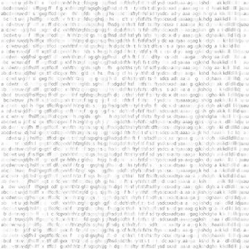 Seamless texture. Random letters, symbols computer code. Binary Code, Algorithm Stock Illustration