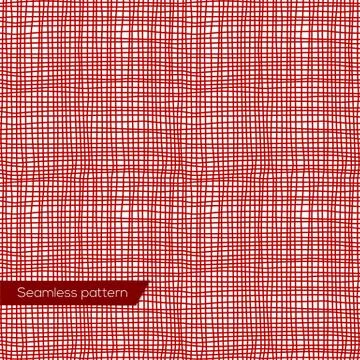 Seamless texture of red canvas Stock Illustration