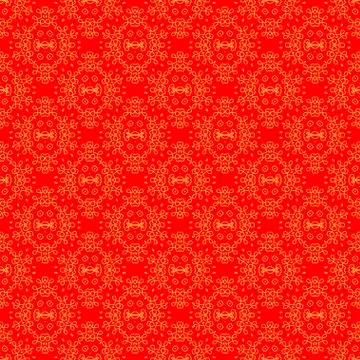 Seamless Texture on Red. Element for Design. 스톡 일러스트