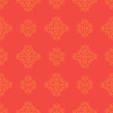Seamless Texture on Red. Element for Design. 스톡 일러스트
