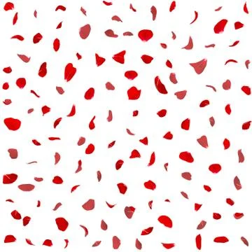 Seamless texture of red rose petals Stock Illustration