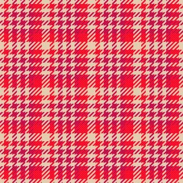 Seamless texture of red wool fabric comprised by threads Stock Illustration