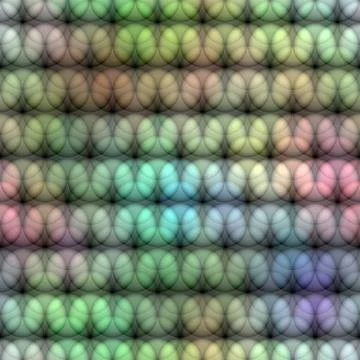 Seamless texture of repeating round shapes in soft colors seamless texture... Foto stock