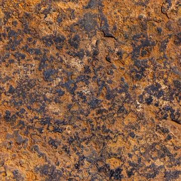 Seamless texture of rusted iron surface Фото