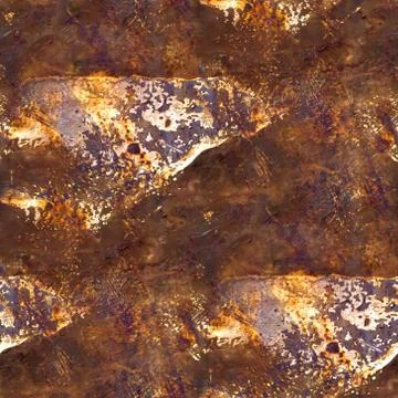 Seamless texture of rusted old iron background 스톡 일러스트