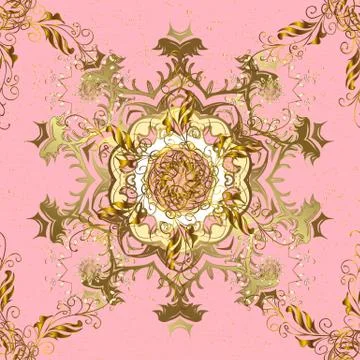 Seamless texture for sketchs, textile, wrapping. Vector damask seamless pattern Stock Illustration