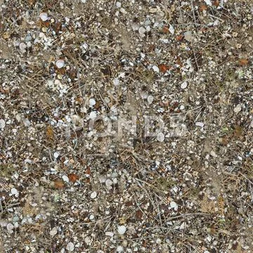 Seamless Texture of Soil Post-apocalyptic Period. Stock Photos