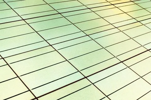 Seamless texture of a solar panel closeup. Invert color photo Stock Photos