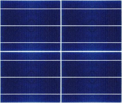Seamless texture of solar panel closeup Stock Photos