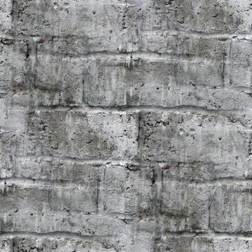 Seamless texture square of old stone wall with a crack backgroun 写真素材