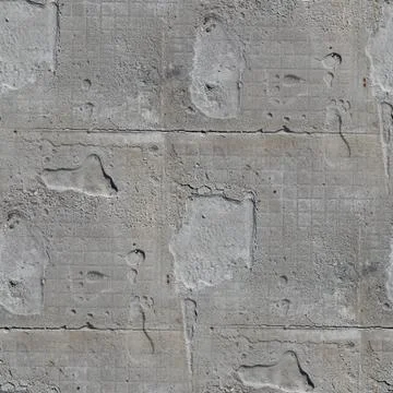 Seamless texture square of old stone wall with a crack backgroun 写真素材