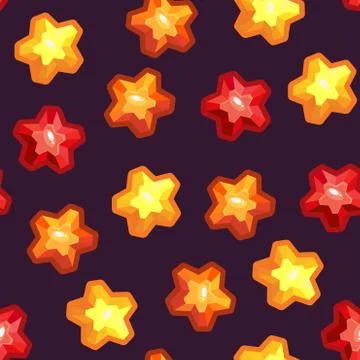Seamless texture with stars Stock Illustration