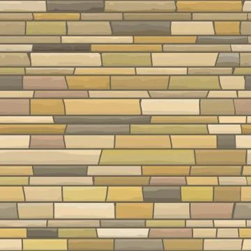 Seamless texture of stonewall Stock Illustration