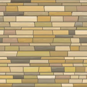 Seamless texture of stonewall Stock Illustration