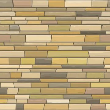 Seamless texture of stonewall Stock Illustration